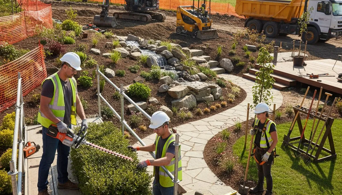 Tacoma, WA tree service planning weather-ready landscape design for functional yards