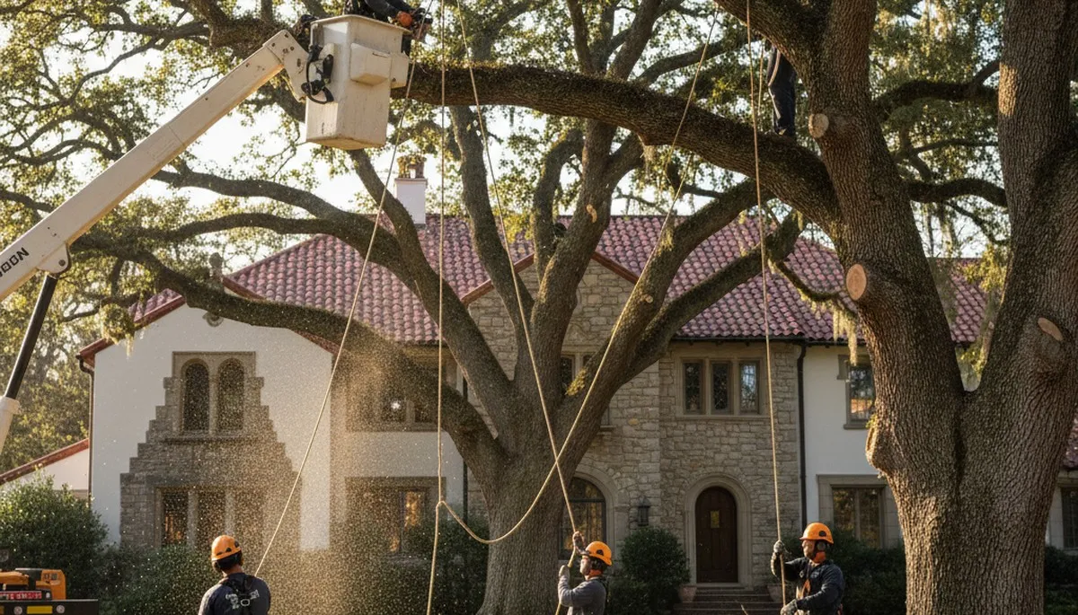 Tree service crew in Tacoma, WA providing professional tree care for residential and commercial properties