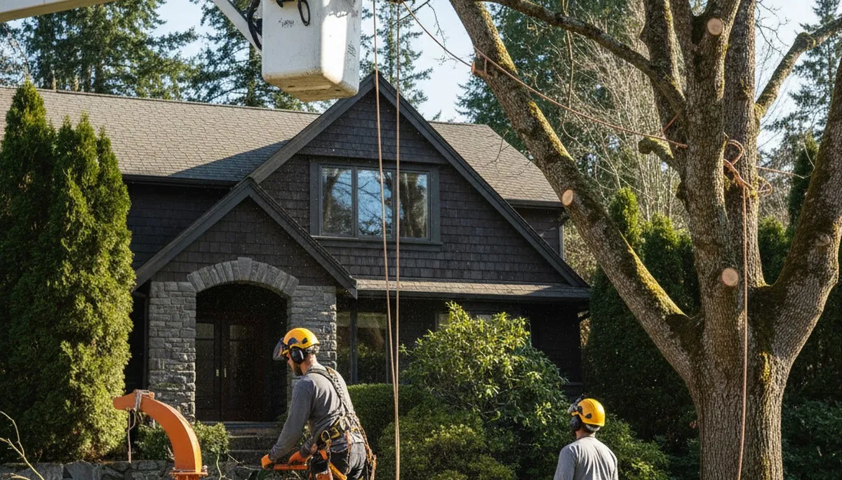 Tree service crew in Tacoma, WA providing professional tree care and removal services